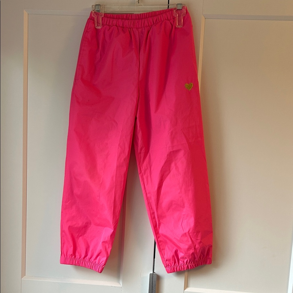 OshKosh B'gosh Bright Pink Rain Pants Size Kids 6X